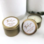 Wedding Favour Candle Tins